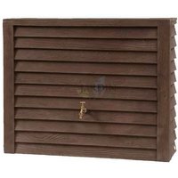 Suinga - Wassertank Graf, Regenwassersammler aus Polyethylen 350 Liter, 124 x 40 x 100 cm, dunkelbraun von SUINGA