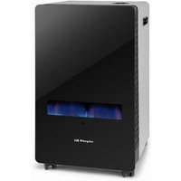 Terrassen-Gasheizung. Schwarz lackiert. Maximale Leistung: 11000 w. Sofortige Wärme. Funktioniert mit Butan/Propan. Höhe: 1,36 m von SUINGA