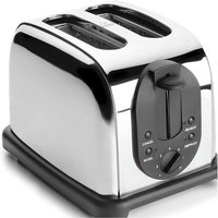 Toaster aus Curve-Edelstahl, 2 Schlitze, Leistung 850-1000 W von SUINGA