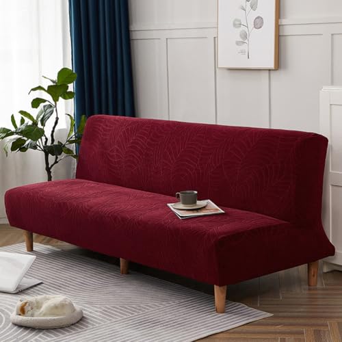 SUIOKPO Sofabezug Ohne Armlehne 3 Sitzers Schlafsofa Bezug Sofabezug Wasserdicht Futonbezug Stretch Sofahusse Ohne Armlehne Sofaüberwurf,Rot,160~190cm SUIOKPO Sofabezug Ohne Armlehne 3 Sitzers Schlafsofa Bezug Sofabezug Wasserdicht Futonbezug Stretch Sofahusse Ohne Armlehne Sofaüberwurf,Rot,160~190cm von SUIOKPO