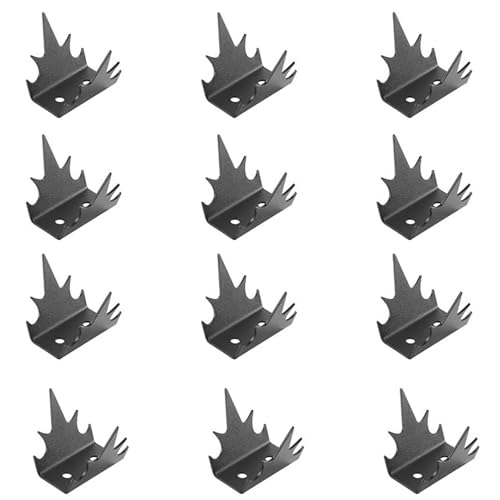 SUIOPPYUW 12 stück Metall Spikes Für Sicherheit Zaun Eindringlinge Weg Mit Anti Klettern Abschreckung Zaun Spikes Sicherheit Anti Klettern von SUIOPPYUW