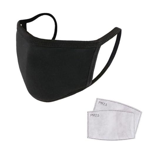 SUIOPPYUW 3 Stück/Set atmungsaktive Gesichts Mund Maske mit breiter Anwendung, Exquisite handwerkliche Filter Baumwolle, Wiederverwendbare waschbare Gesichtsmaske von SUIOPPYUW
