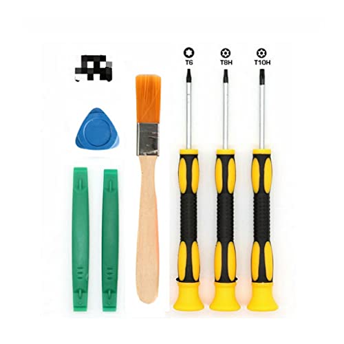 SUIOPPYUW 7 teiliges Spiel Schraubendreher Reparatur Tool Kit Verschleißfeste analoge Spiele Reparaturwerkzeuge, die Konsolenteile warten von SUIOPPYUW