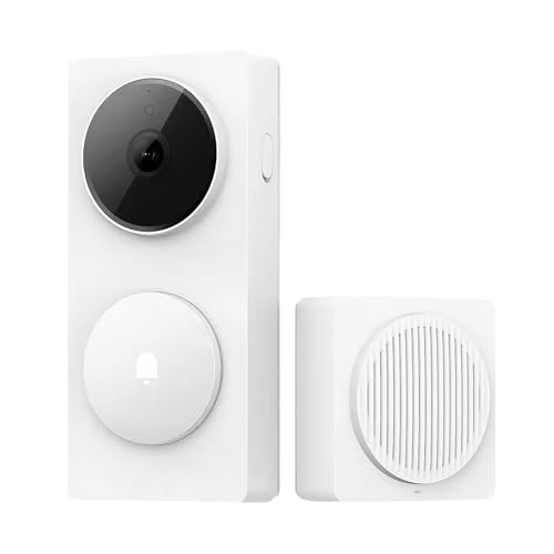 SUIOPPYUW Drahtlose Türklingelkamera mit Millimeterwellenradarerkennung und Cloud Speicher ABS Drahtlose Türklingel für Zuhause, Weiß SUIOPPYUW Drahtlose Türklingelkamera mit Millimeterwellenradarerkennung und Cloud Speicher ABS Drahtlose Türklingel für Zuhause, Weiß von SUIOPPYUW