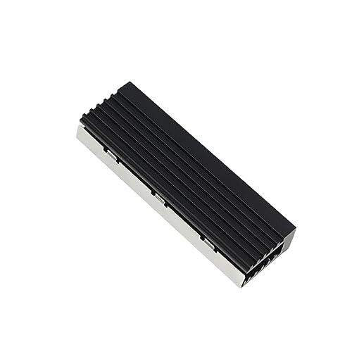 SUIOPPYUW Einfach zu installierender Kühlkörper für die Kühlung von Solid State Laufwerken. Kühlkörper für Solid State Laufwerke. Kühler aus Aluminium. Aluminium Kühlkörper, Schwarze Doppelschicht von SUIOPPYUW