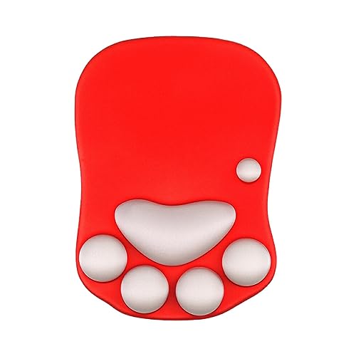 SUIOPPYUW Gaming Mauspad, Handgelenkschutz, rutschfeste Basis, sicheres Mauspad mit Handgelenkstütze, Kunstharzmatte mit Rutschfester Basis, DS 001 leuchtendes Rot SUIOPPYUW Gaming Mauspad, Handgelenkschutz, rutschfeste Basis, sicheres Mauspad mit Handgelenkstütze, Kunstharzmatte mit Rutschfester Basis, DS 001 leuchtendes Rot von SUIOPPYUW