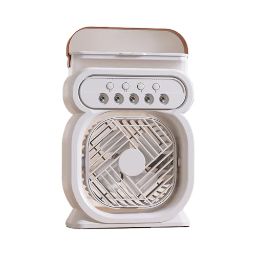 SUIOPPYUW Kühlventilator, Klimaanlage und Nachtlichtfunktion, Luftbefeuchter und Nachtlicht. Drei Windgeschwindigkeitseinstellungen, Weiß SUIOPPYUW Kühlventilator, Klimaanlage und Nachtlichtfunktion, Luftbefeuchter und Nachtlicht. Drei Windgeschwindigkeitseinstellungen, Weiß von SUIOPPYUW