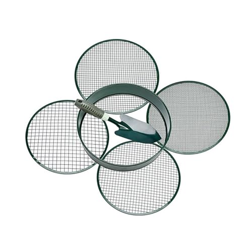 SUIOPPYUW Langlebiges Sieb mit 4 Sieben Bodendurchgangssieb Kompost Metallsieb Easy Garden Stones Metallsieb Kompost SUIOPPYUW Langlebiges Sieb mit 4 Sieben Bodendurchgangssieb Kompost Metallsieb Easy Garden Stones Metallsieb Kompost von SUIOPPYUW