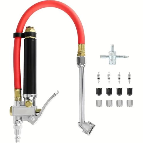 SUIOPPYUW Mechanische Druckpistole, Reifenfüllwerkzeug, Reifendruckpistole, Füllstandsanzeige, Zinklegierung, für Autos, LKWs und SUVs SUIOPPYUW Mechanische Druckpistole, Reifenfüllwerkzeug, Reifendruckpistole, Füllstandsanzeige, Zinklegierung, für Autos, LKWs und SUVs von SUIOPPYUW
