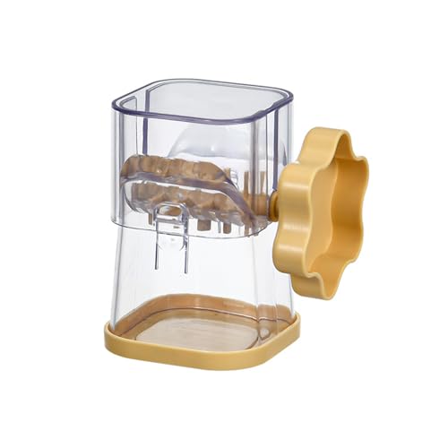 SUIOPPYUW Mixer zum Zerkleinern von Nüssen für müheloses Mahlen. Leicht zu reinigender ABS Mixer. Mixer für die Küche, Gelb, 7.2 * 7.2 * 10 cm von SUIOPPYUW