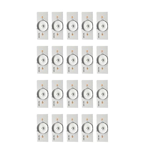 SUIOPPYUW Praktische und langlebige LED Lampe mit optischen Lichtperlen, ABS Leuchtdiode, LED Lampenlicht, LED Licht, praktisch, 3V 20PCS von SUIOPPYUW