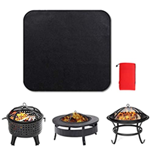 SUIUOI Foldable Splatter Protector Pad,Camping Fireproof BBQ Grill Mat for Floor, Bodenschutzmatte Grillunterlage Bodenmatte,Schutzmatte unter Grill Grillteppich Fireproof Underlay Protect Patio von SUIUOI