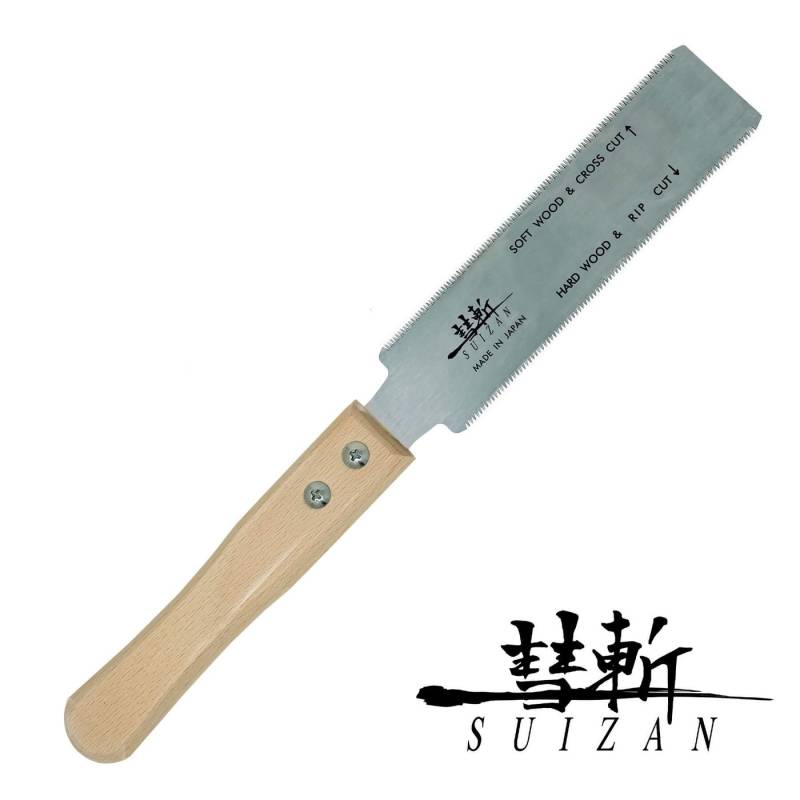 SUIZAN Japansäge Japansäge Holzsäge Ryoba 150mm Made in Japan von SUIZAN