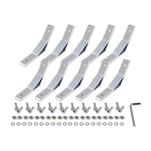 SUKITMISO 10 Stück Aluprofil Verbinder 20x20 Winkelverbinder 135° Winkel Befestigung, Aluminiumlegierung Eckstreben Halterungsverbinder, Aluminium Profil Winkel Verbinder für Strebenprofil, 3D-Drucker SUKITMISO 10 Stück Aluprofil Verbinder 20x20 Winkelverbinder 135° Winkel Befestigung, Aluminiumlegierung Eckstreben Halterungsverbinder, Aluminium Profil Winkel Verbinder für Strebenprofil, 3D-Drucker von SUKITMISO