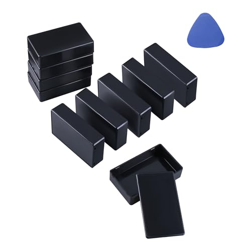 SUKITMISO 10 Stück Elektronik Gehäuse Kunststoff 100x60x25mm Abzweigdose Gehäuse Kunststoffgehäuse Electronic Project Box Elektrozubehör Gehäuse für DIY Stromabzweigdose von SUKITMISO