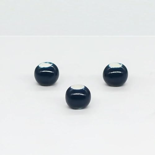 100 Stück 6 mm runde Keramikperlen zum Selbermachen, lose Perlen für die Schmuckherstellung, Versorgungsperlen 100 Stück 6 mm runde Keramikperlen zum Selbermachen, lose Perlen für die Schmuckherstellung, Versorgungsperlen von SUKORI
