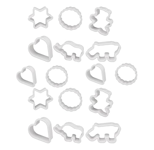 SULIUDAJI 16 Stück Fondant Ausstechformen Fondant Ausstecher Set Backen Zubehör DIY Essbare Blüten Tortendeko Zubehör Modellierwerkzeug von SULIUDAJI