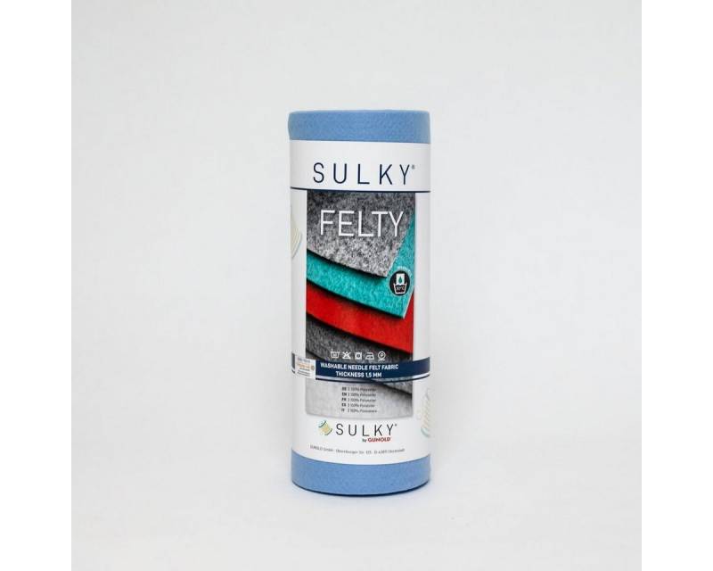 SULKY Bastelfilz FELTY Nadelfilz waschbar, 25cm x 3m - 28 Farben von SULKY