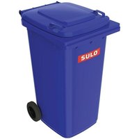 Müllgroßbehälter 240 l hdpe blau fahrbar, nach en 840 von SULO