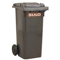SULO Vario Müllgroßbehälter, Abfalltonne, Müllcontainer, 120 l, aus Kunststoff, in grau von SULO