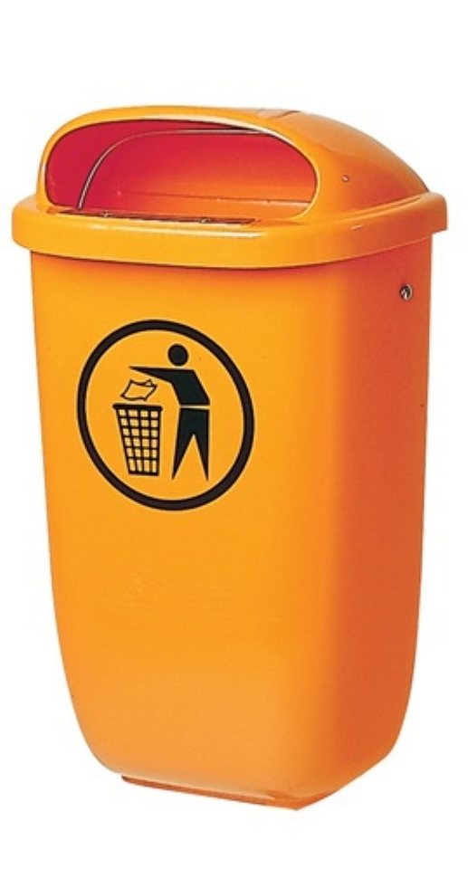 SULO Mülleimer SULO 1052434 Abfallbehälter H650xB395xT250mm 50 l orange von SULO