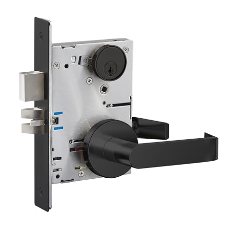 SUMBIN Brandschutzklassifiziertes UL-Einsteckschloss, Hebel, Schlafsaalschloss, mattes Bronze-Finish (Schlafsaal) von SUMBIN