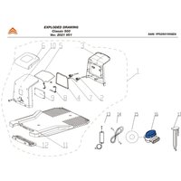 Hintere Radkappe - 1958024001 für classic 500, classic 500B von SUMEC