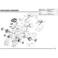Seitenauswurfabdeckung - 1050774001 für gm H53, gm H51, gm B53C von SUMEC