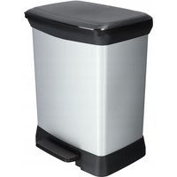 Deco Mülleimer Deco 28 l Rechteckig Kunststoff Schwarz, Grau - Curver von CURVER