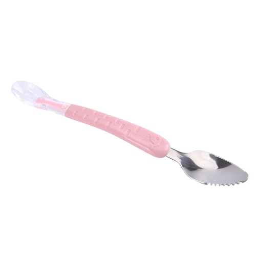 SUMKTO 1Pc Doppelkopf Baby Food Scraper Edelstahl Apfel Löffel aus reinem Edelstahl Multifunktion ale Doppelkopf Schlamm Scraper Obst Nahrungs ergänzungs mittel Geschirr SUMKTO 1Pc Doppelkopf Baby Food Scraper Edelstahl Apfel Löffel aus reinem Edelstahl Multifunktion ale Doppelkopf Schlamm Scraper Obst Nahrungs ergänzungs mittel Geschirr von SUMKTO