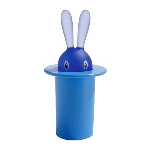 SUMKTO Pull-up Zahnstocher Zylinder Baumwoll tupfer Aufbewahrung sbox, Spaß Magic Kaninchen Form Zahnstocher Spender Fall, Tisch Dekor Zahnstocher Halter Organizer von SUMKTO