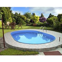 SUMMER FUN Ovalpool-Set Ovalformbeckenset , oval, BxLxH: 300 x 490 x 120 cm - weiss von SUMMER FUN