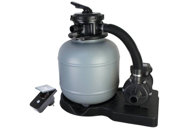 SUMMER FUN Sandfilteranlage Summer Fun Poolfilter-Set BestClean Smart (Komplett-Set), 6-Wege-Ventil von SUMMER FUN