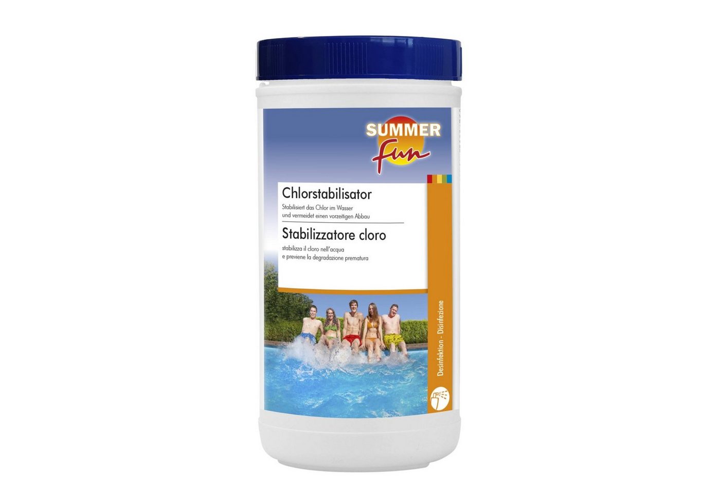 SUMMER FUN Poolpflege Chlorstabilisator 1kg von SUMMER FUN