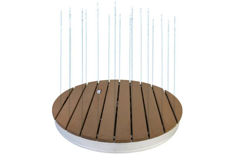 SUMMER FUN Gartendusche Outdoor Gartendusche Bodendusche, rund Ø 74 cm, m (Komplett-Set) von SUMMER FUN