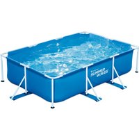 Ehlis - Summer Waves Pool Rectangular Metall Frame Pool 3mx2mx75cm Schwimmbecken Gartenpool von EHLIS