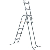 Summer Waves - Poolsleiter grau h 91cm von SUMMER WAVES