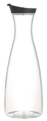 KitchenCraft JUICEJAR Kunststoff-Wasserkrug mit Deckel, transparent, 1,5 l von KitchenCraft