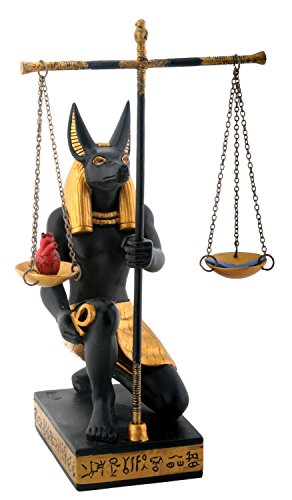 SUMMIT COLLECTION gmr Summit international Alten ägypten Anubis Gott das Leben nach dem Tod mit skalen von Gerechtigkeit Figurine Mehrfarbig von SUMMIT COLLECTION