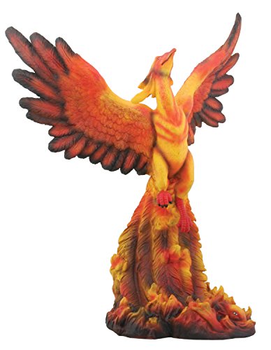 YTC Summit International Fiery Phoenix Rising Over Pit of Flames Figurine Statue Mythical Bird Fantasy von SUMMIT COLLECTION