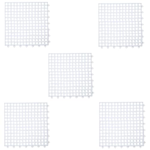 1/5/10pcs Splungslosenmatte Cinterlocking Hohlhydrophobe Matte Nonslip Home Toilettenfußmatte von SUMMITDRAGON