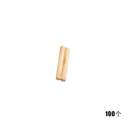 100pcs Hölzerne Dübel Schrankschublade Rund Geriffelte Holzhandwerksnadelstange Set 6/8/10mm Möbelanpass 100pcs Hölzerne Dübel Schrankschublade Rund Geriffelte Holzhandwerksnadelstange Set 6/8/10mm Möbelanpass von SUMMITDRAGON