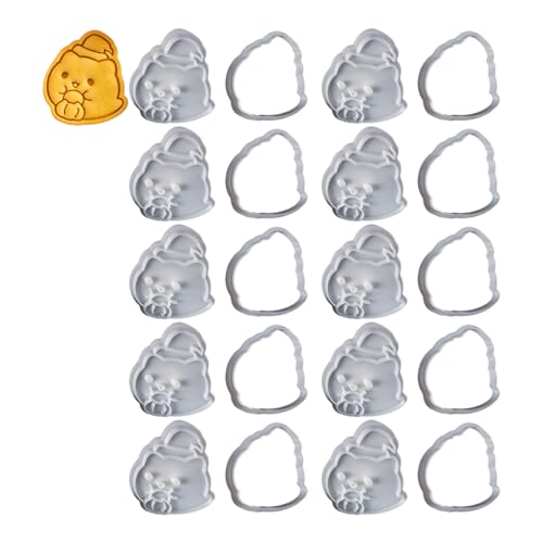 10pieces Halloween Katzen Geformte Keksformen Kekse Schimmel Dessert Backwerkzeug Hohe Temperaturen Resistente Kuchenformen von SUMMITDRAGON
