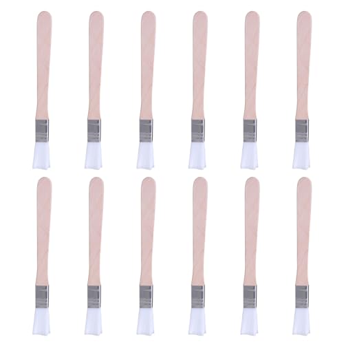 12 Pcs Flatfarben Pinsel Holzgriff Künstlerbürsten Mit Nylonborsten Für Acryl Aquarell Und Ölmalerei Flatfarbe von SUMMITDRAGON