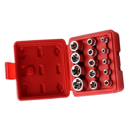 14pcs E Typ Stern Frauen Bit Socket Set Wech Socket Lexagonal E4-E24 Für Home Metal Working Auto Reparaturwerkzeug von SUMMITDRAGON