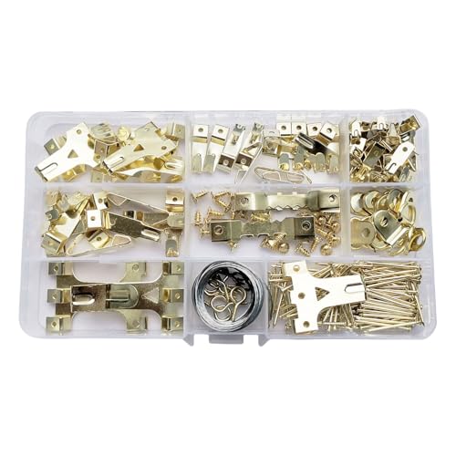 220pcs Funktionales Bild Hanging Werkzeuge Praktischer Bilderrahmenhaken Mit Starken Nägeln Für Galerie Wand Setups Metall Hanging Haken 220pcs Funktionales Bild Hanging Werkzeuge Praktischer Bilderrahmenhaken Mit Starken Nägeln Für Galerie Wand Setups Metall Hanging Haken von SUMMITDRAGON
