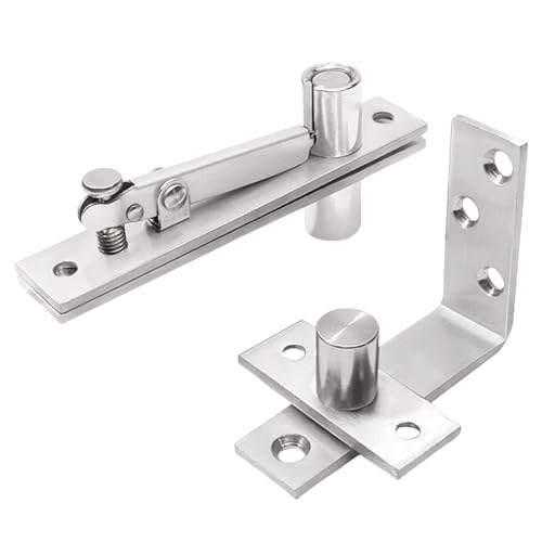 2pcs Holztür Pivots Scharniere Edelstahl Versteckte Türscharnier 360/90 Grad Rotation Unsichtbare Pivots Tür Hardware Hochleistungs Drehungen Scharnier von SUMMITDRAGON