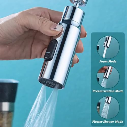 SUMMITDRAGON 3 Funktion Küchenarmatur Sprays 360 Grad Drehspouts Extender Multifunktionshahn Für Spek Ziellatoradapter Wasserhahn Extender SUMMITDRAGON 3 Funktion Küchenarmatur Sprays 360 Grad Drehspouts Extender Multifunktionshahn Für Spek Ziellatoradapter Wasserhahn Extender von SUMMITDRAGON