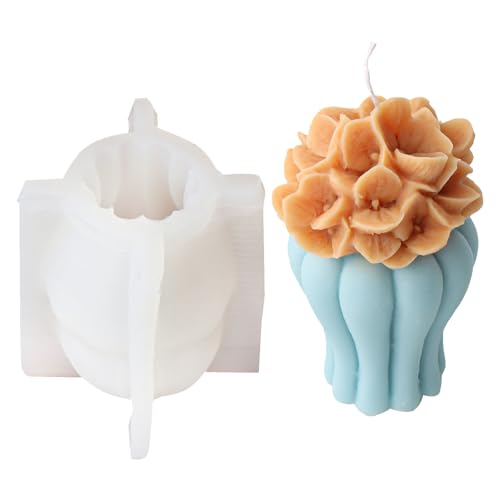3D Silikonformblüte Vase Form Duft Kerzenform Epoxidharzformen Für Ornament Aromatherapys Crafting Formen 3D Silikonformblüte Vase Form Duft Kerzenform Epoxidharzformen Für Ornament Aromatherapys Crafting Formen von SUMMITDRAGON