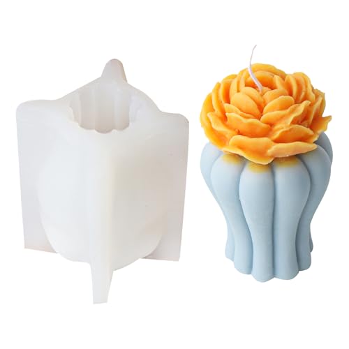 3D Silikonformblüte Vase Form Duft Kerzenform Epoxidharzformen Für Ornament Aromatherapys Crafting Formen 3D Silikonformblüte Vase Form Duft Kerzenform Epoxidharzformen Für Ornament Aromatherapys Crafting Formen von SUMMITDRAGON